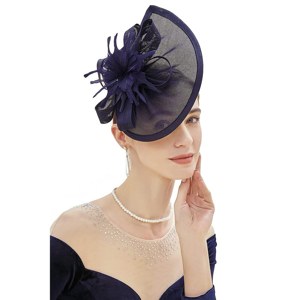 1828 Tea Party Fascinator Hat For Women Kentucky Headwear Derby Pillbox